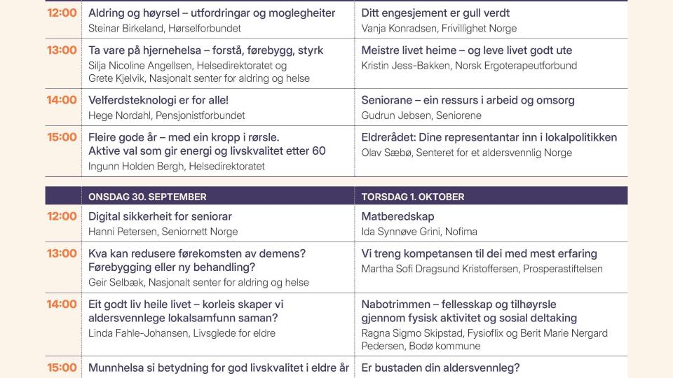 Lenkje til artikkel: Eldreveka - gratis digitale førelesingar 