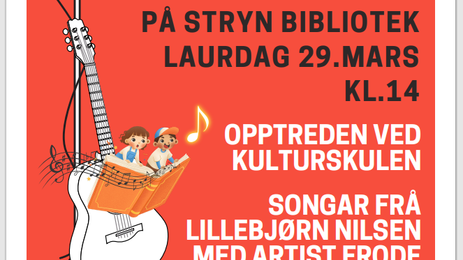 Lenkje til artikkel: Familiekonsert på Stryn Visefestival